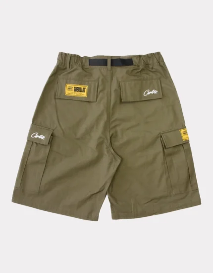 Pantaloncini Cargo Corteiz Alcatraz Vert Kaki