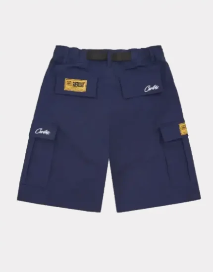 Pantaloncini cargo Corteiz Alcatraz blu navy