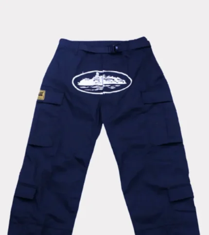 Pantaloni cargo Corteiz Guerillaz blu scuro